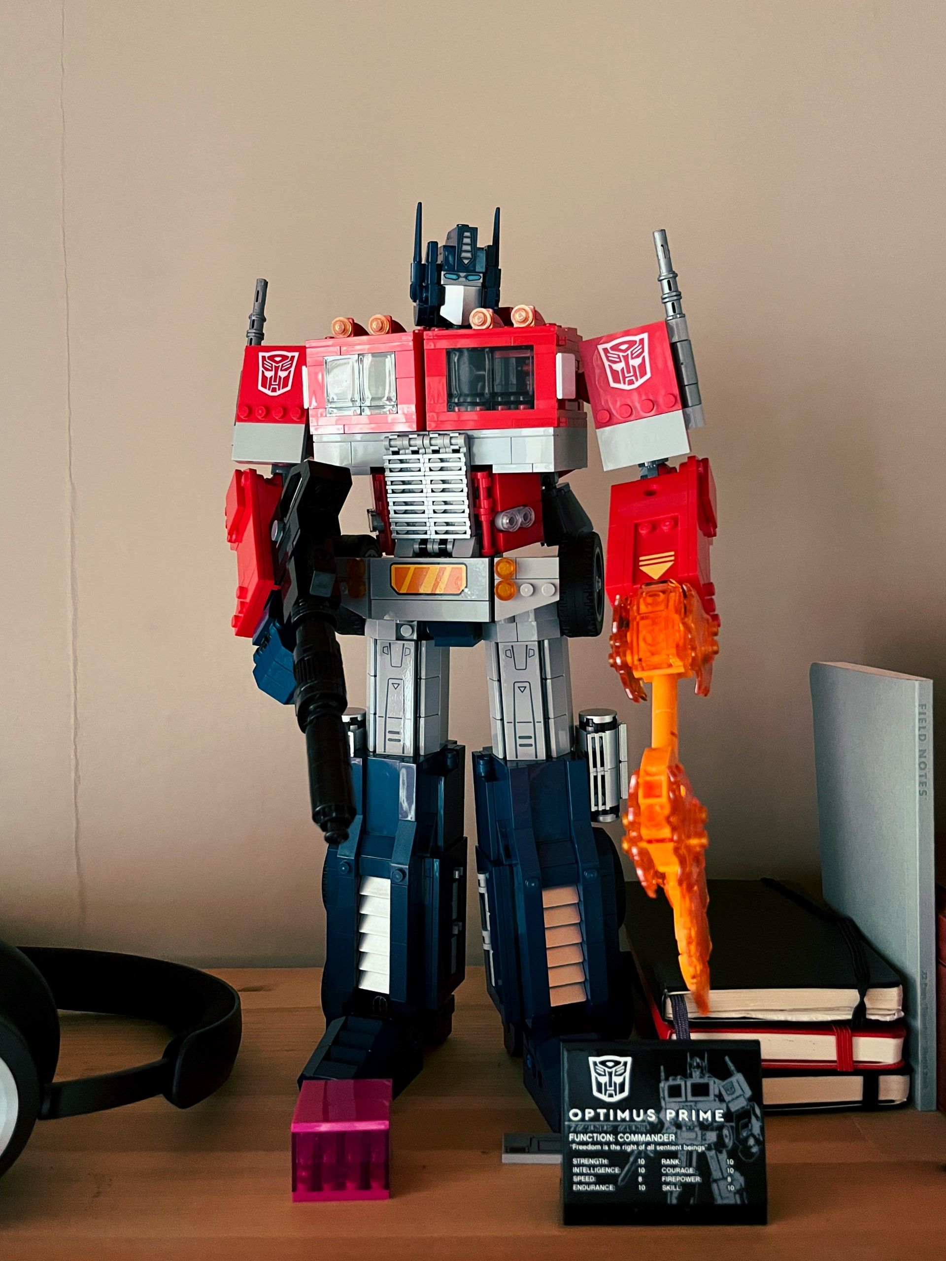 Optimus Prime i Lego-tappning
